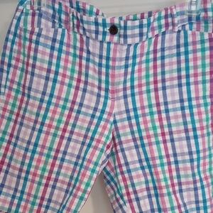 WoMen's Multicolor Plaid Shorts